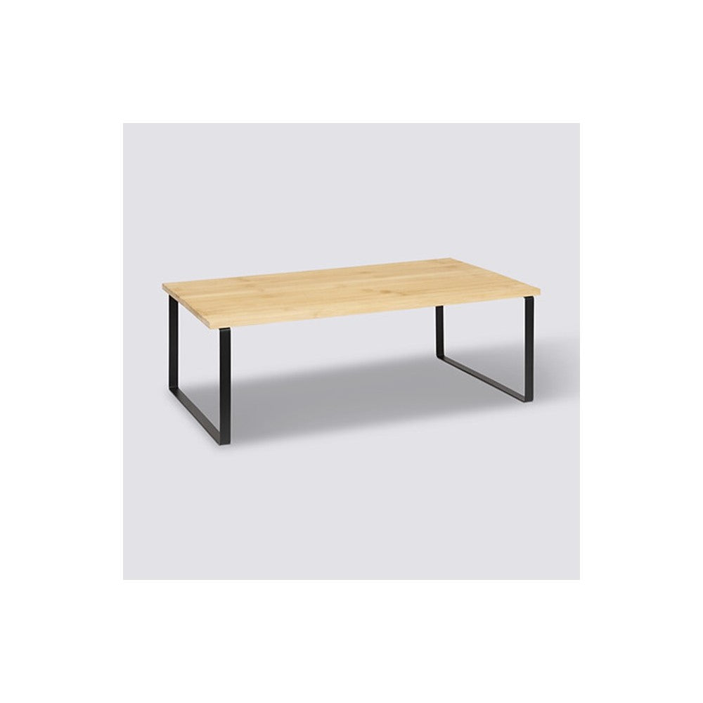 Etajera Shelfy Black, metal, bambus, 50 x 30 x H.17.5 cm