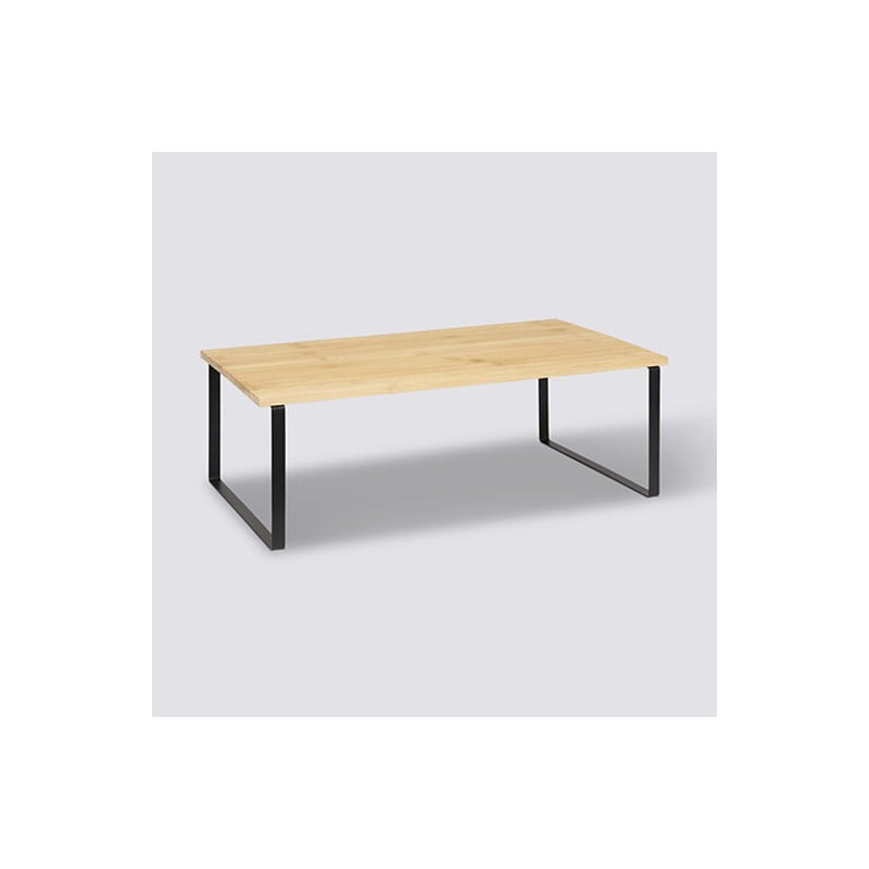 Etajera Shelfy Black, metal, bambus, 50 x 30 x H.17.5 cm