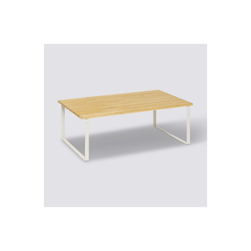 Etajera Shelfy White, metal, bambus, 50 x 30 x H.17.5 cm