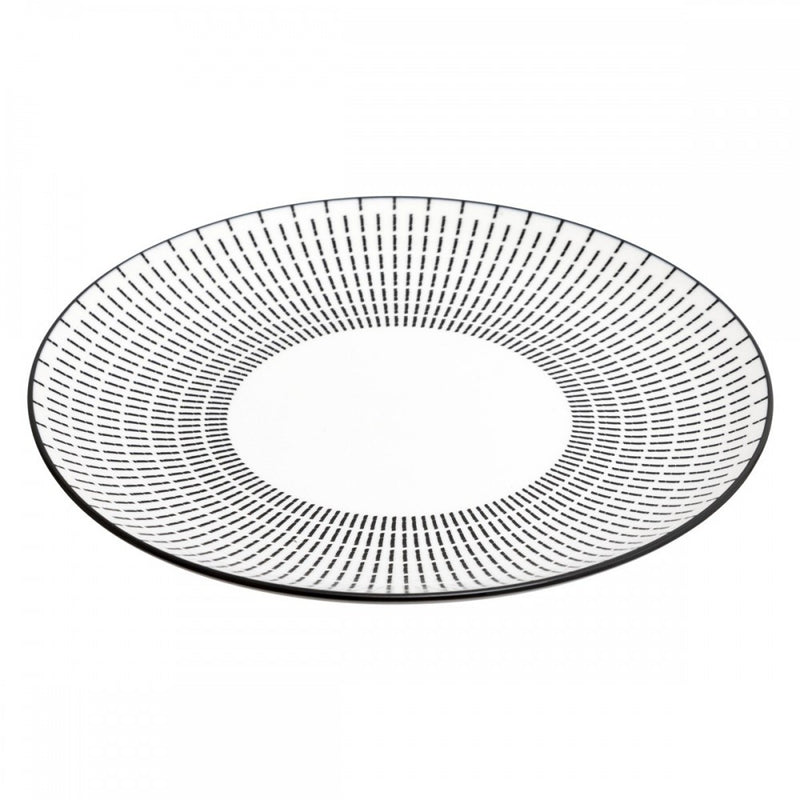 Farfurie Lunis Noir, portelan, 26 cm