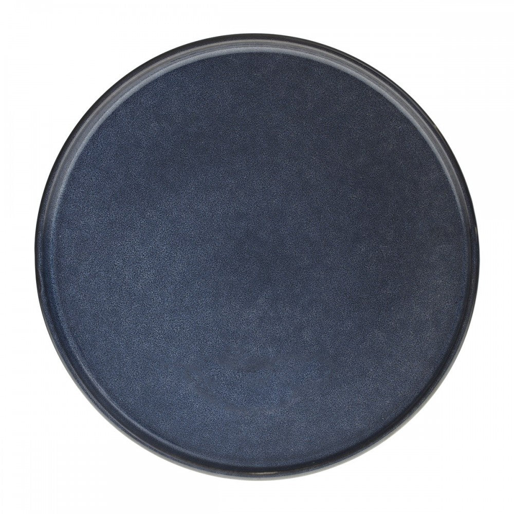 Farfurie Blue Inc, ceramica glazurata, 27 cm