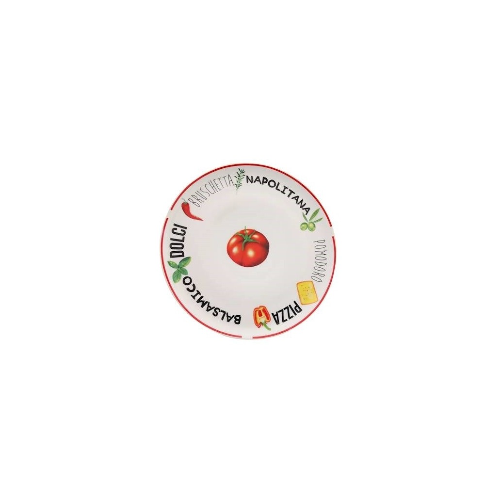 Farfurie Pizza Toscana Pomodori, portelan, 30 cm