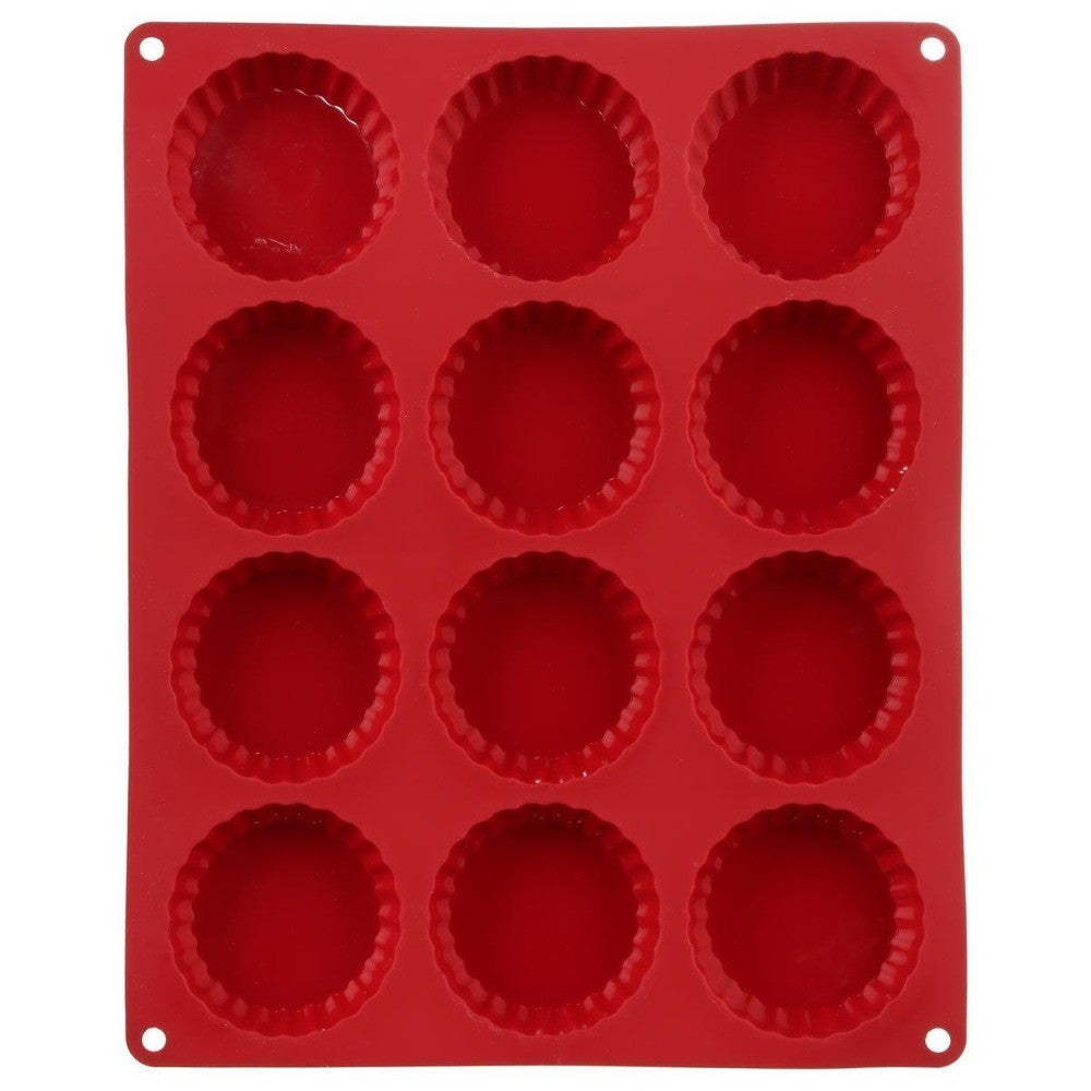 Forma din silicon Segret de Gourmet pentru prajituri, 12 prajituri, 36.9 x 26 x H 2.6 cm