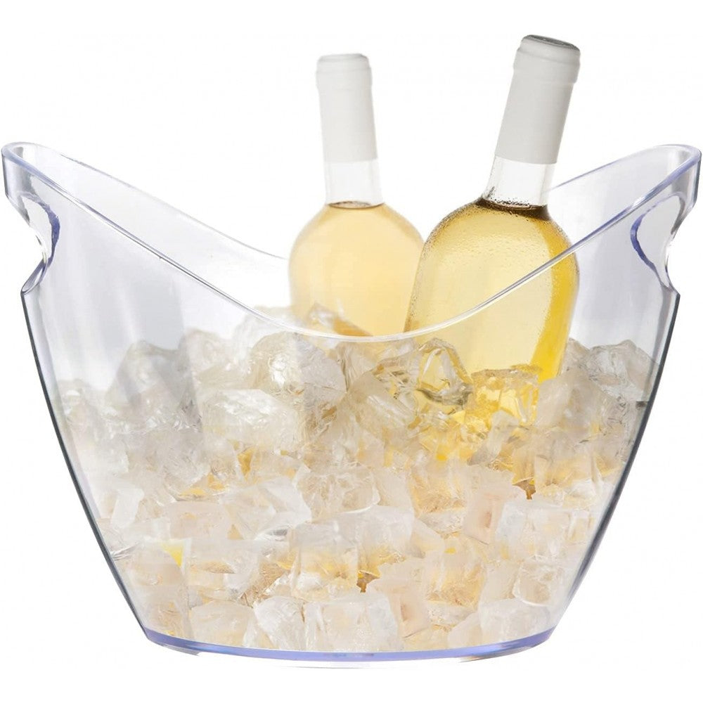 Frapiera sampanie si vin din acril La Disco, 35 x 28 x H24 cm, 820 grame