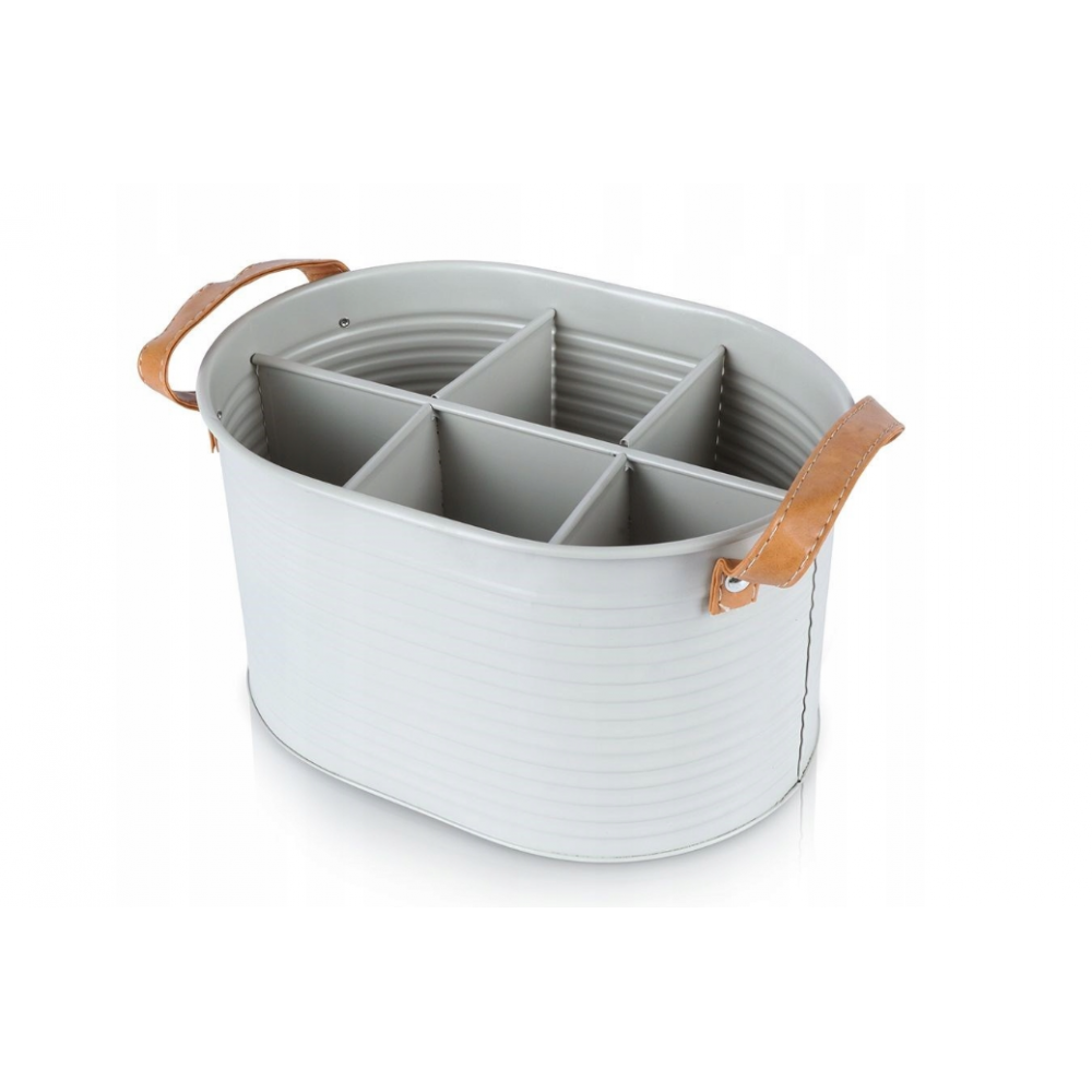 Frapiera Solsbery, metal, Alb, 17.5 x 14 x 24.5 cm