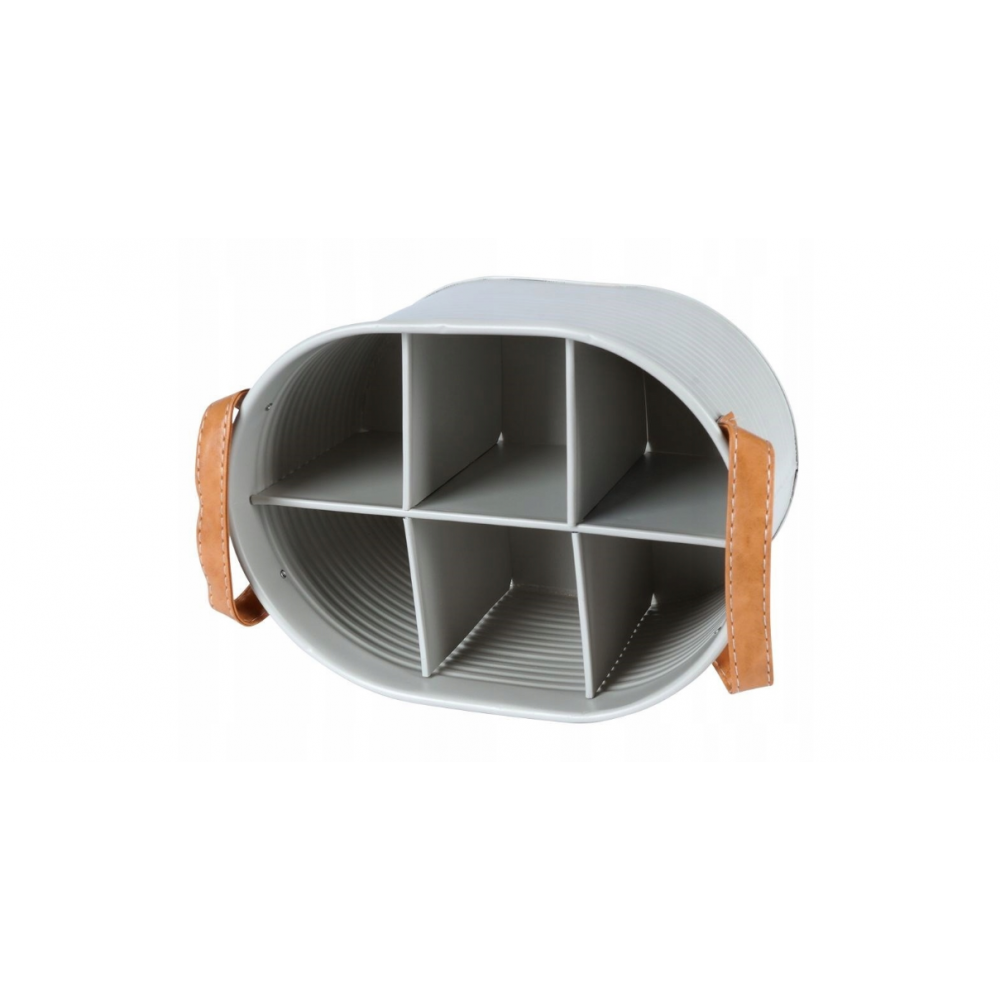 Frapiera Solsbery, metal, Alb, 17.5 x 14 x 24.5 cm
