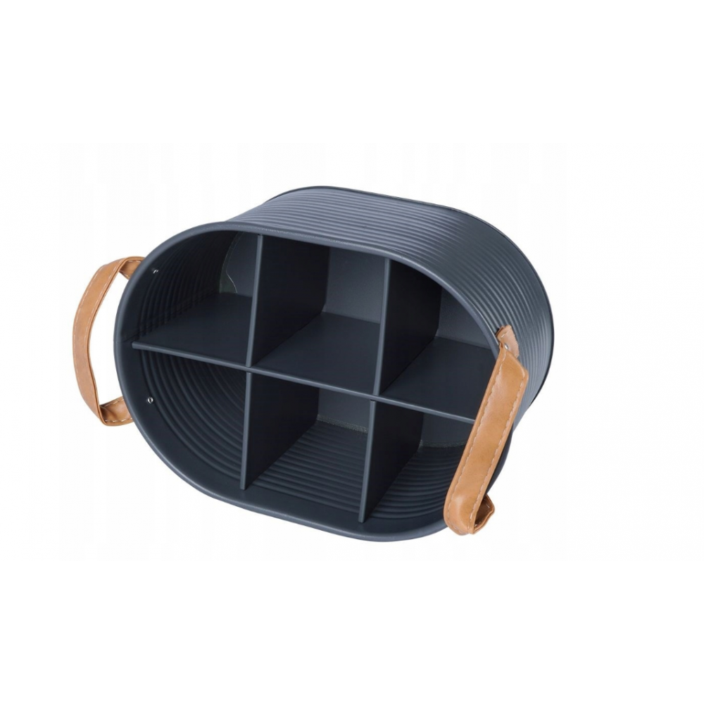 Frapiera Solsbery, metal, negru, 17.5 x 14 x 24.5 cm