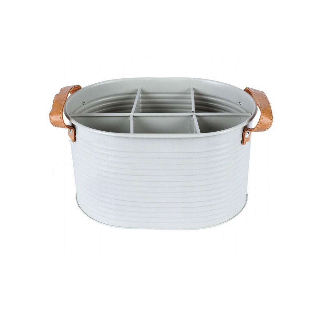 Frapiera Solsbery, metal, Alb, 17.5 x 14 x 24.5 cm
