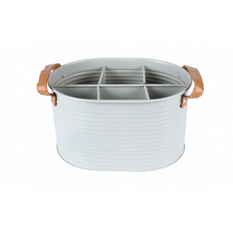 Frapiera Solsbery, metal, Alb, 17.5 x 14 x 24.5 cm