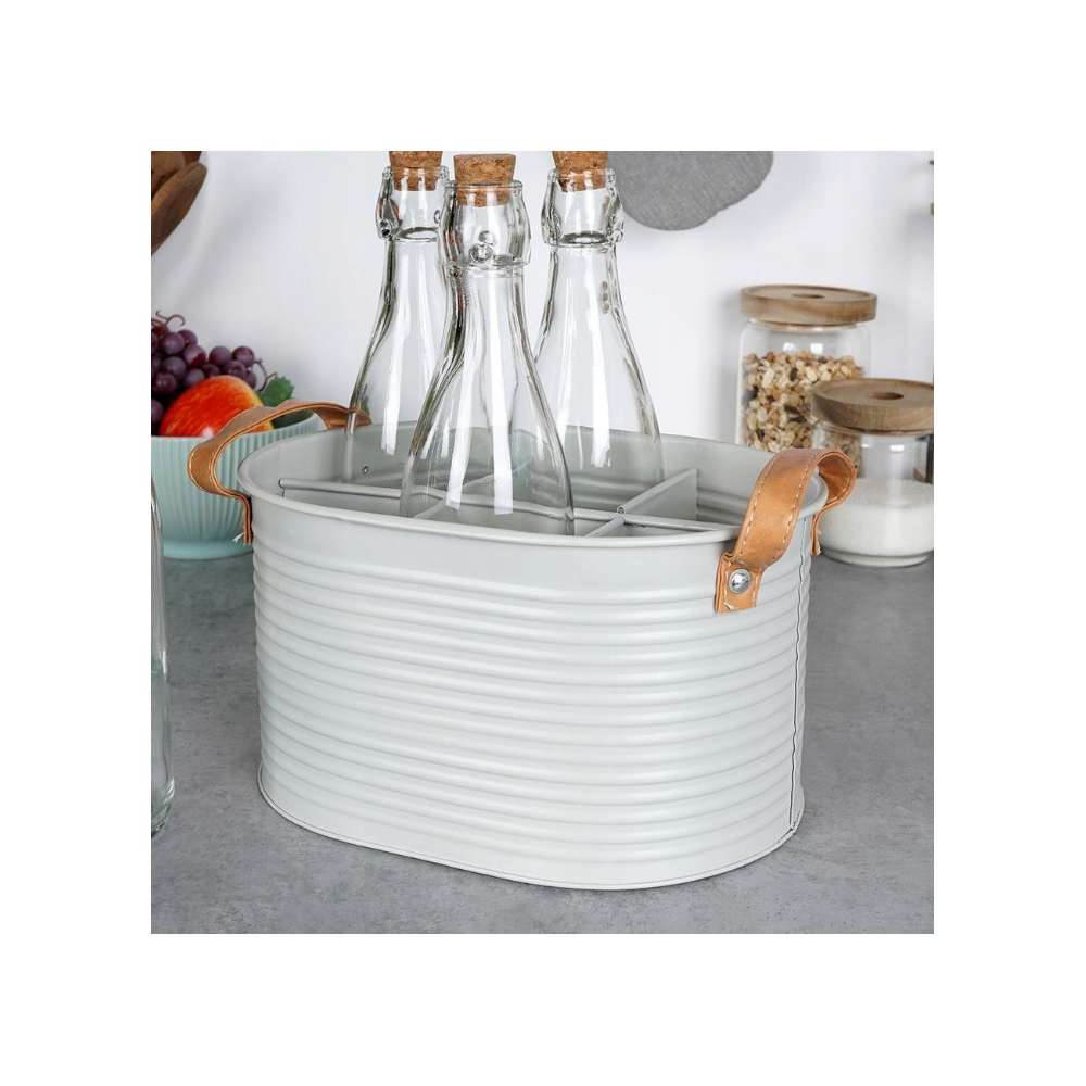 Frapiera Solsbery, metal, Alb, 17.5 x 14 x 24.5 cm