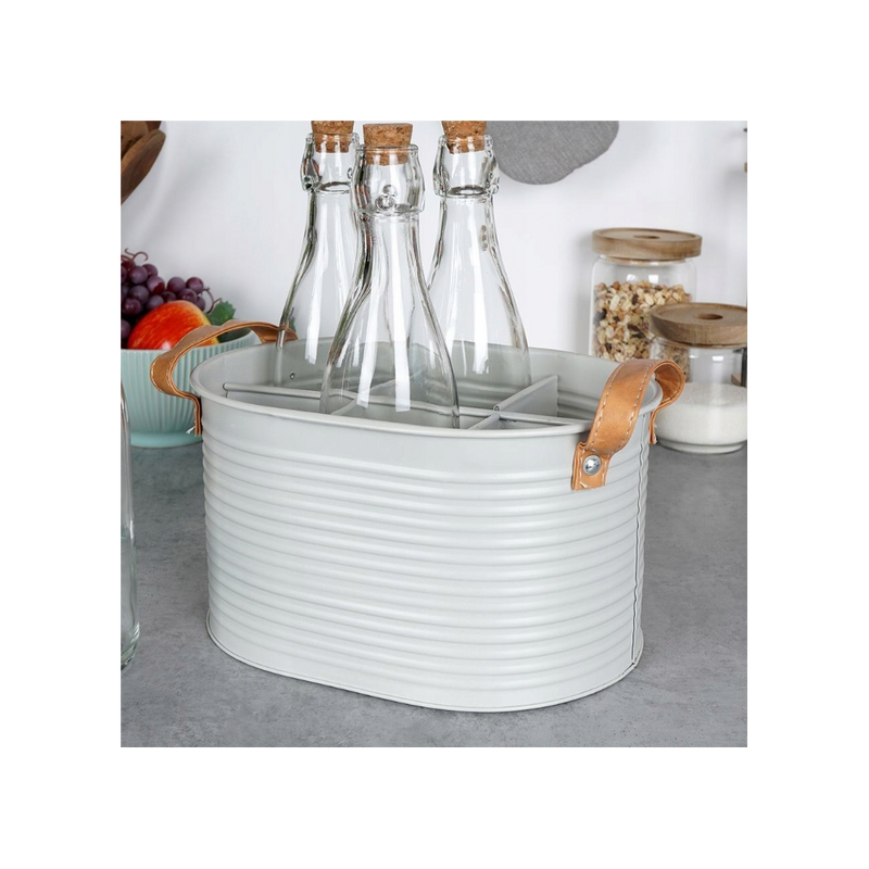 Frapiera Solsbery, metal, Alb, 17.5 x 14 x 24.5 cm