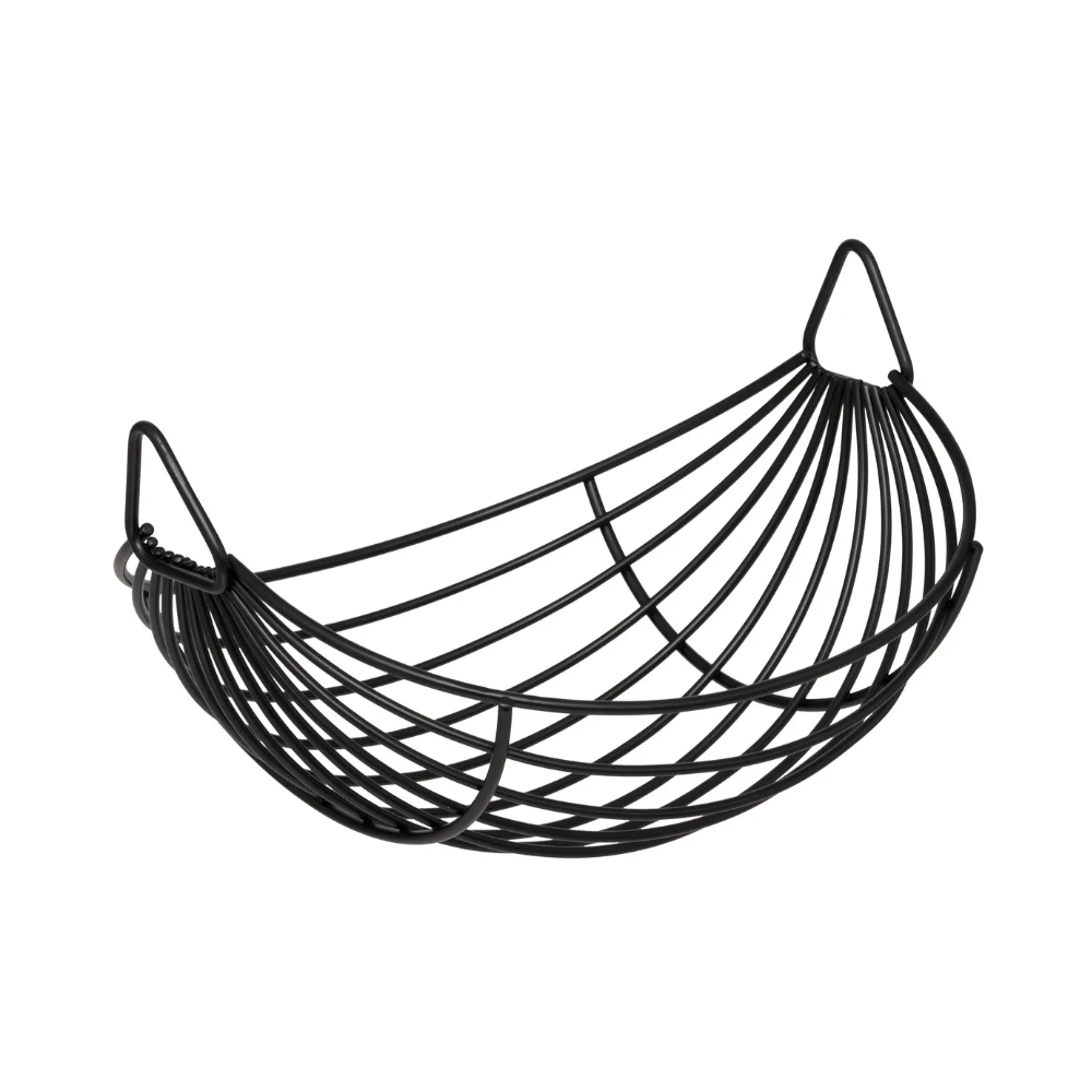 Fructiera Swinf, dubla, metal, black, 34.5 x D. 28 x H. 46 cm