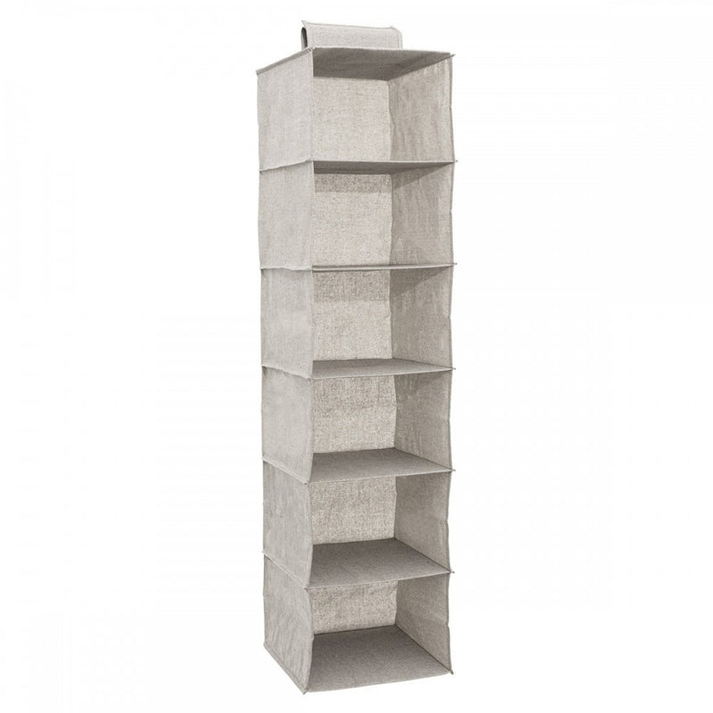Organizator haine 5five, poliester, bej, 30x30xH120 cm