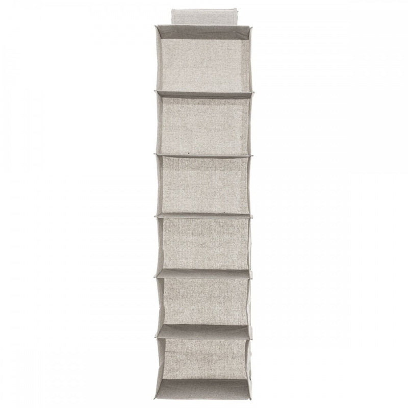 Organizator haine 5five, poliester, bej, 30x30xH120 cm