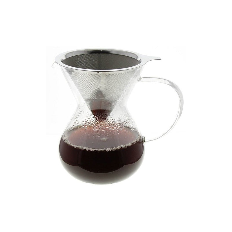 Infusor MPL cafea/ceai, sticla, infusor inox, 11x17 cm, 0.8 litri