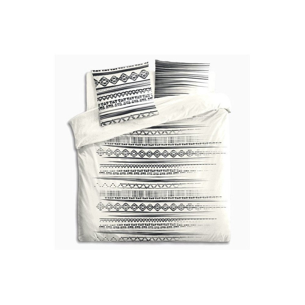 Lenjerie de pat, din bumbac, set 2 persoane, Etnic