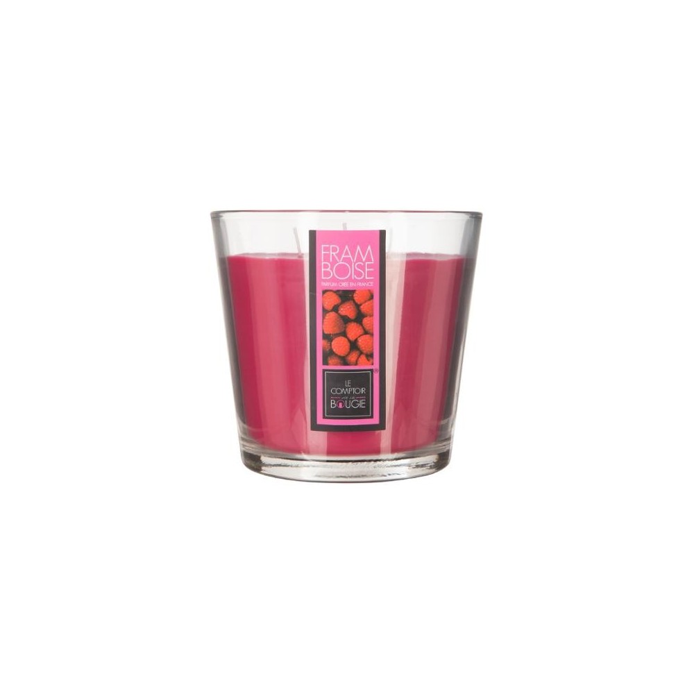 Lumanare parfumata EXO-L Zmeura, 9x8.3 cm, 190 gr