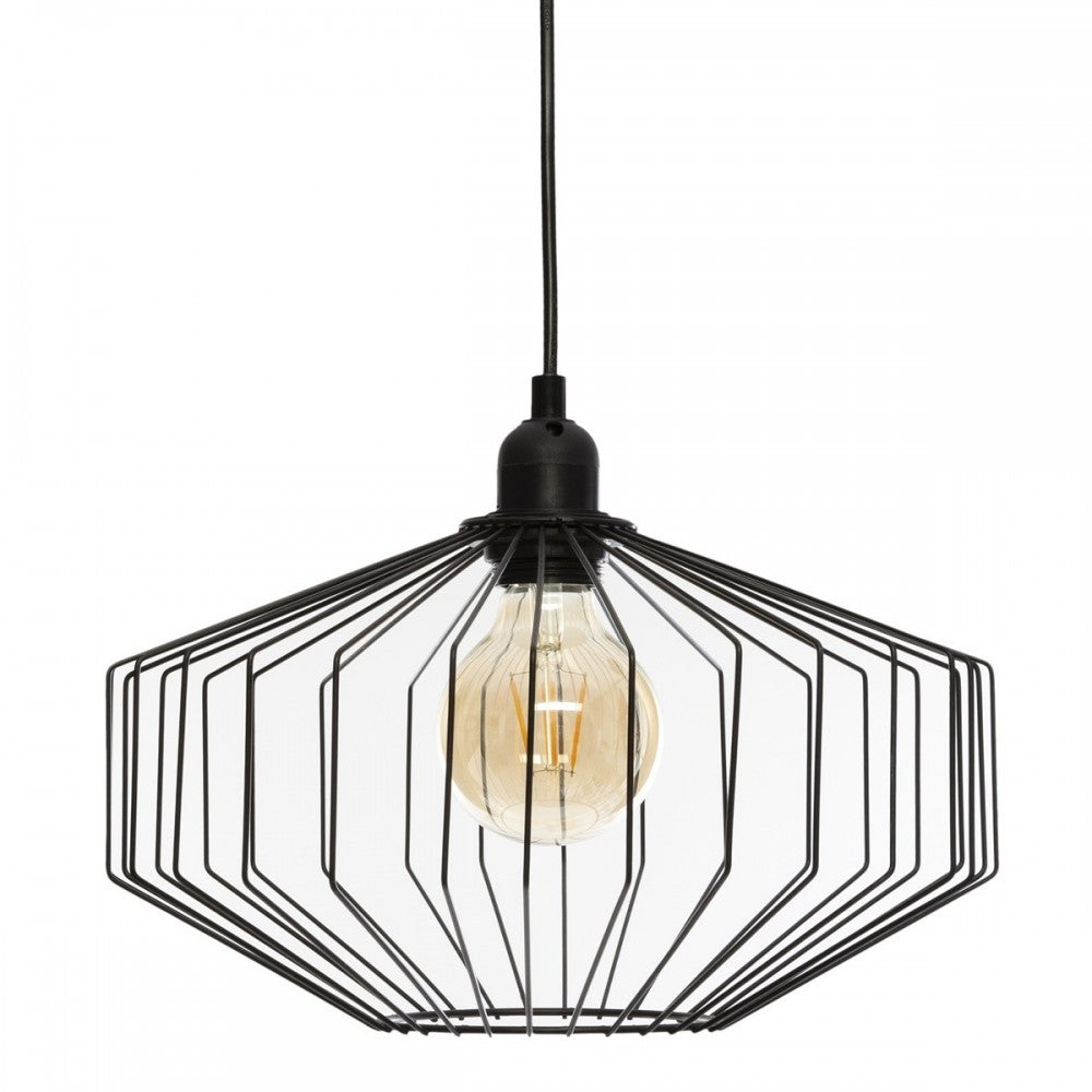 Lustra Steel Azure, 30.5 x H. 23 cm, bec neinclus, E27, max 40W
