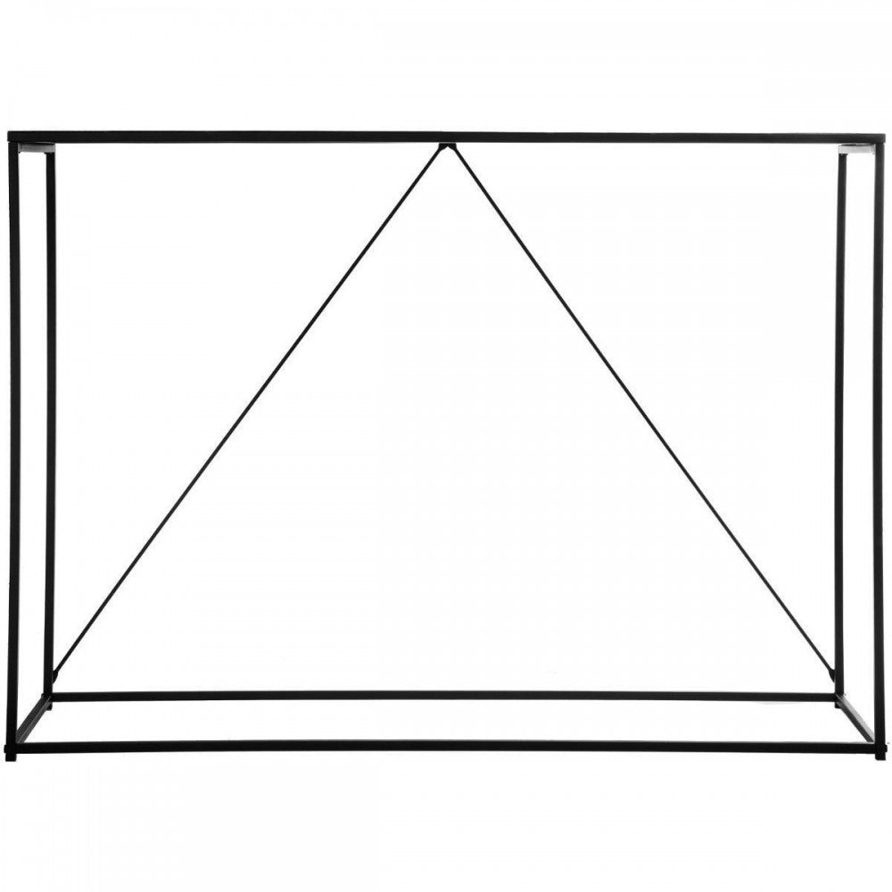 Masa consola Gota metal, negru, 120x40x85 cm, 185059