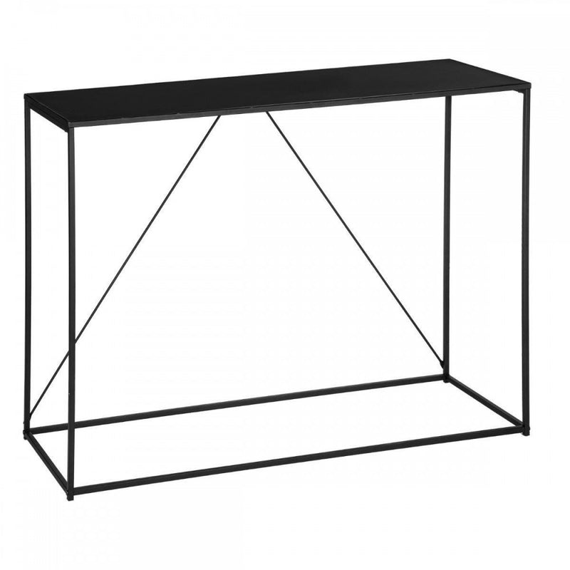 Masa consola Gota metal, negru, 120x40x85 cm, 185059