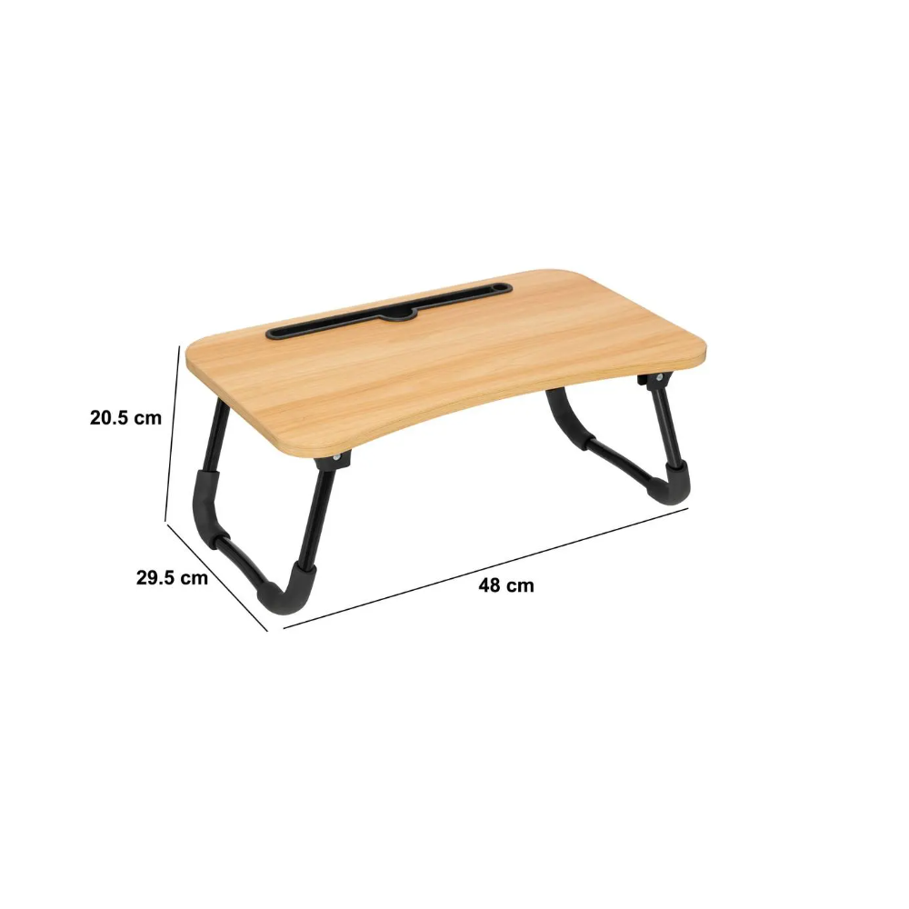 Masa servire pat, ATHOME, bambus, 48 x P. 29,5 x H. 20,5 cm
