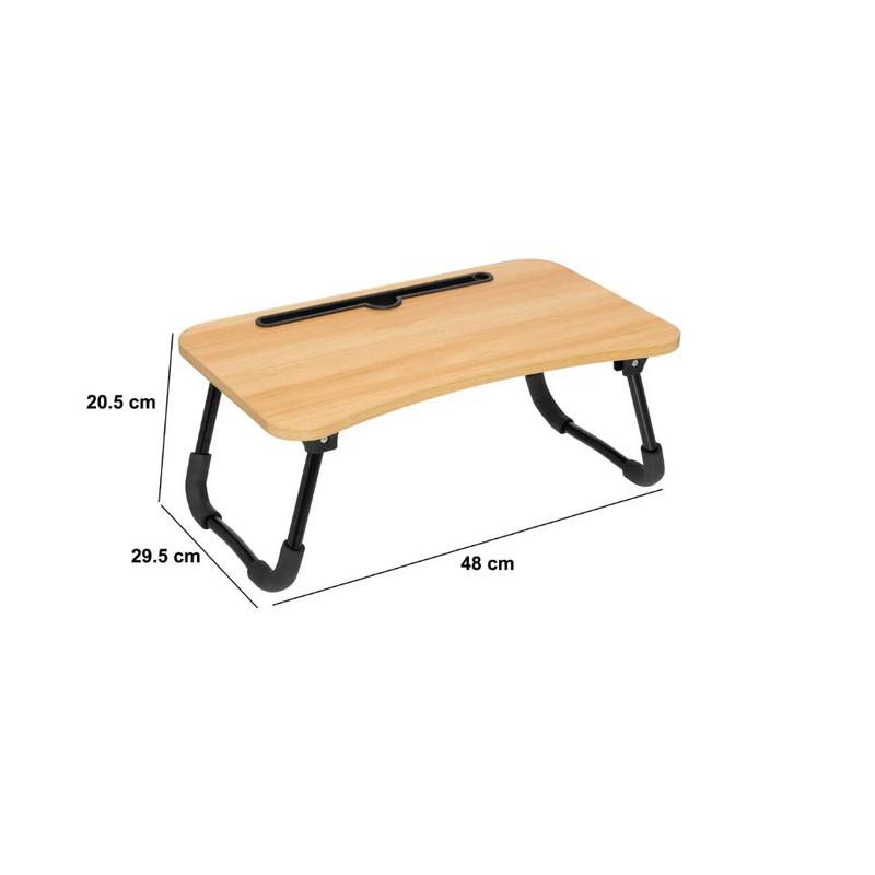 Masa servire pat, ATHOME, bambus, 48 x P. 29,5 x H. 20,5 cm
