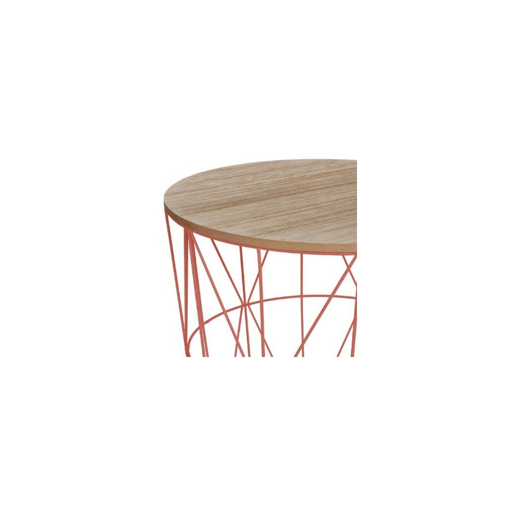 Masuta cafea Atmosphera Créateur d'intérieur Teracota, otel, 40x39.5 cm