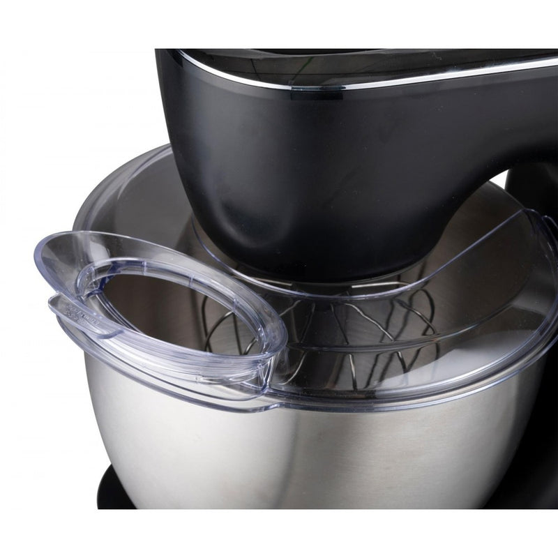 Mixer multifuctional Alpina, bol inox 5 litri, negru, 33.7 x 22.6 x 34.5 cm, 800 w