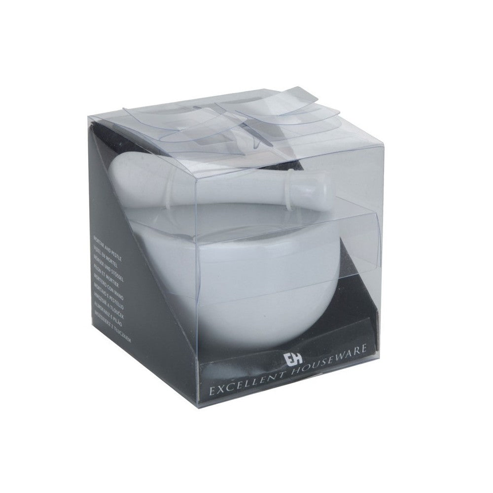 Mojar cu pistil Zmolve, portelan, 11 x 10 cm, 330 ml