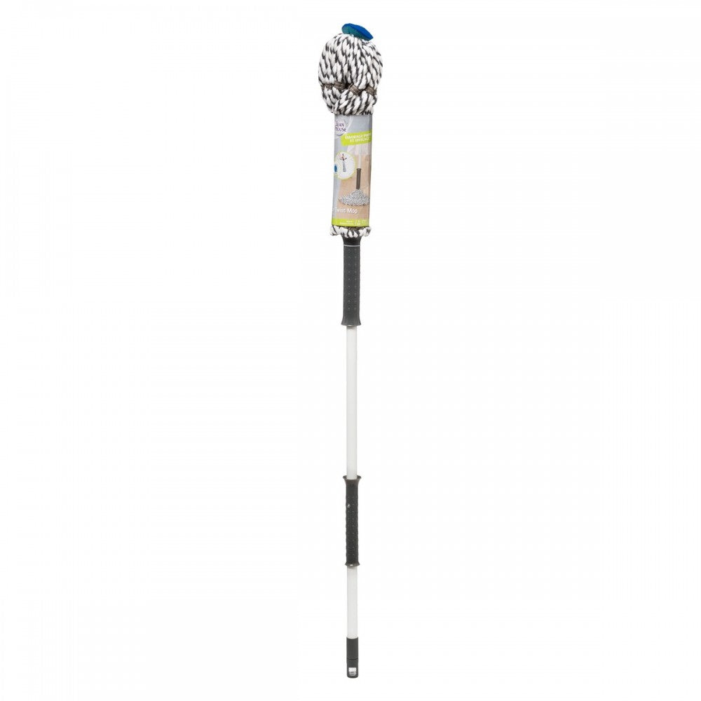 Mop Balai, bumbac, stoarcere prin rasucire, 25 x 130 cm