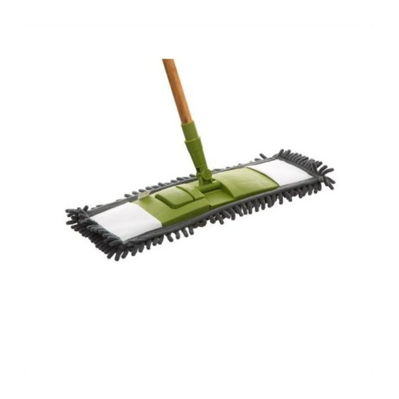 Mop plat 5FIVE, coada bambus 1.2 m, mop 43 x 12 cm