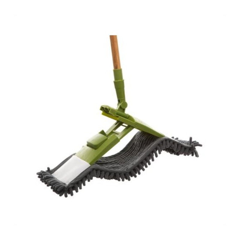 Mop plat 5FIVE, coada bambus 1.2 m, mop 43 x 12 cm
