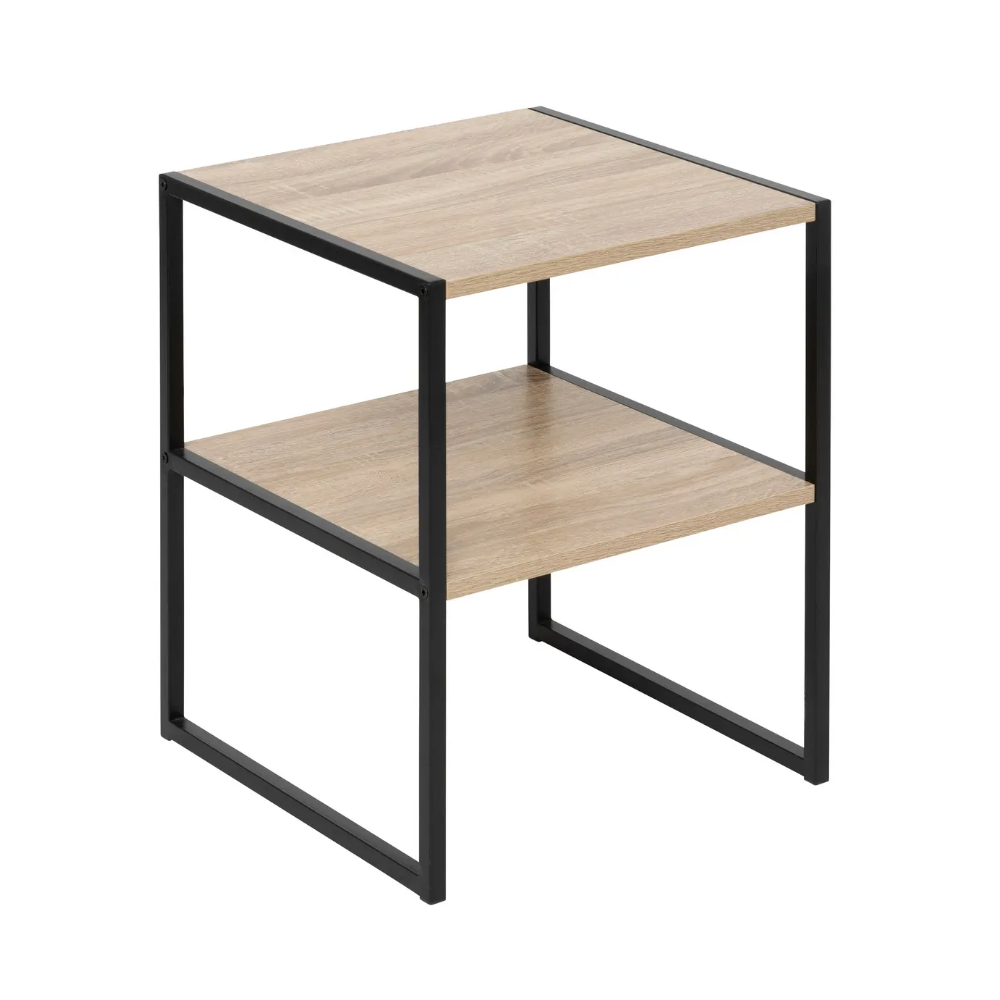 Noptiera Arkadia, mdf, metal, 40 x D. 40 x H. 50 cm