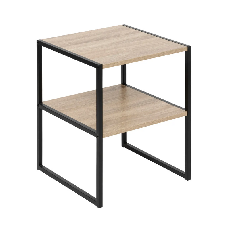 Noptiera Arkadia, mdf, metal, 40 x D. 40 x H. 50 cm