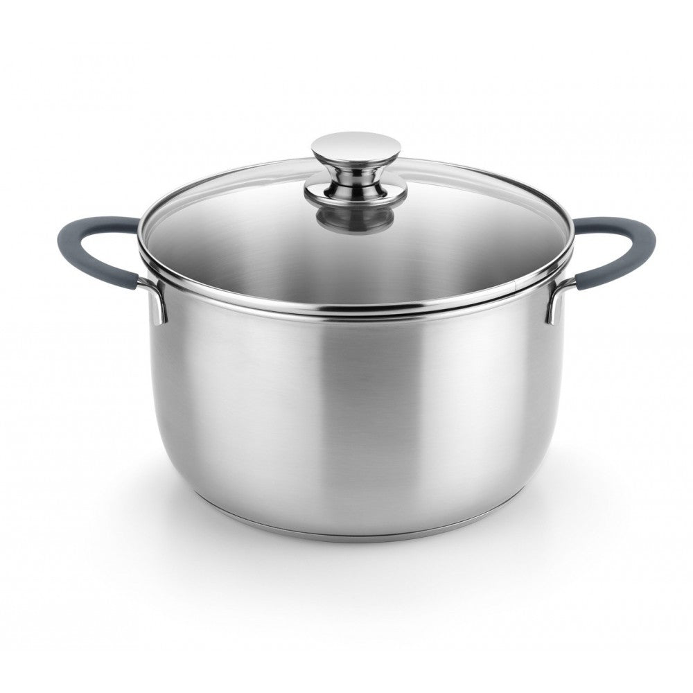 Oala Monix Gray, inox, 20 cm, 4 litri