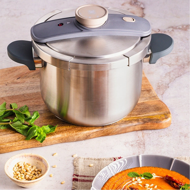 Oala sub presiune BRA Emotion, inox, 7 litri