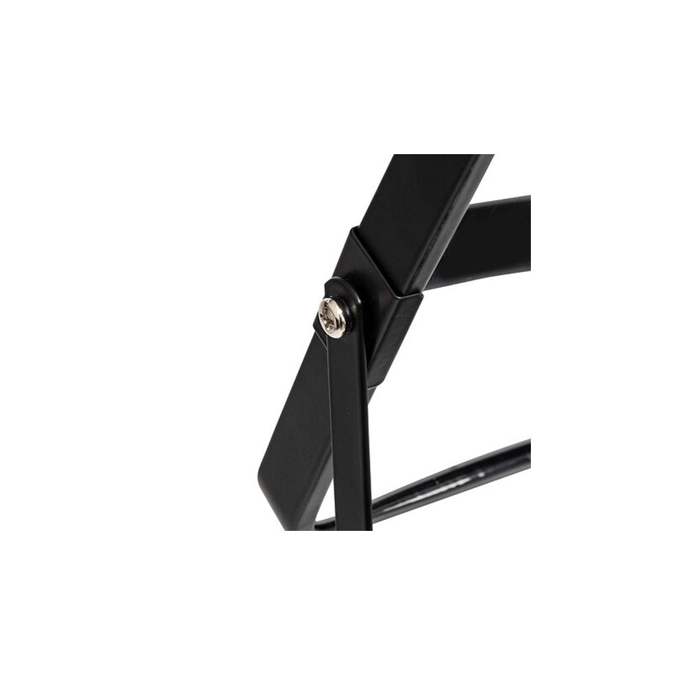 Oglinda cosmetica Hollas, metal, negru, 15.2 x 12.8 x H 30 cm