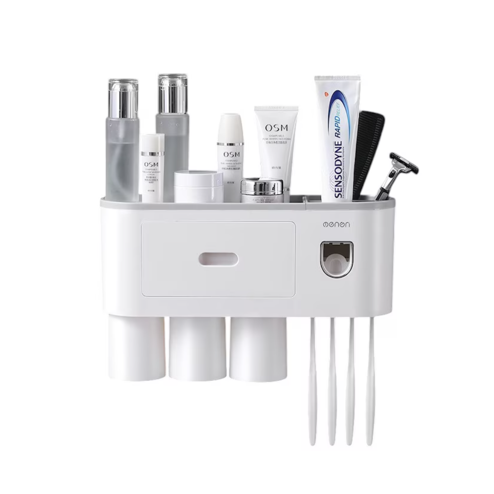 Organizator baie Livit Born, plastic, alb, M