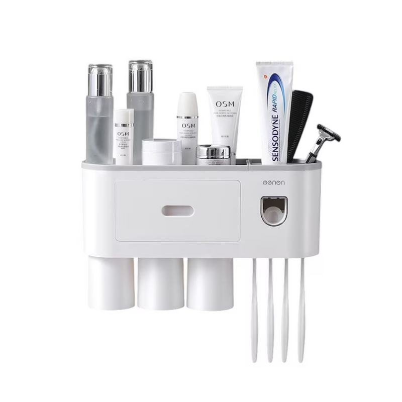 Organizator baie Livit Born, plastic, alb, M