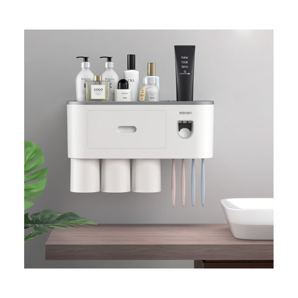 Organizator baie Livit Born, plastic, alb, M