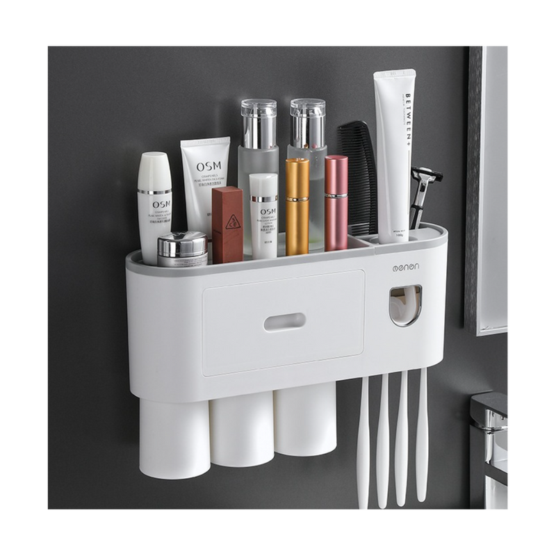 Organizator baie Livit Born, plastic, alb, M
