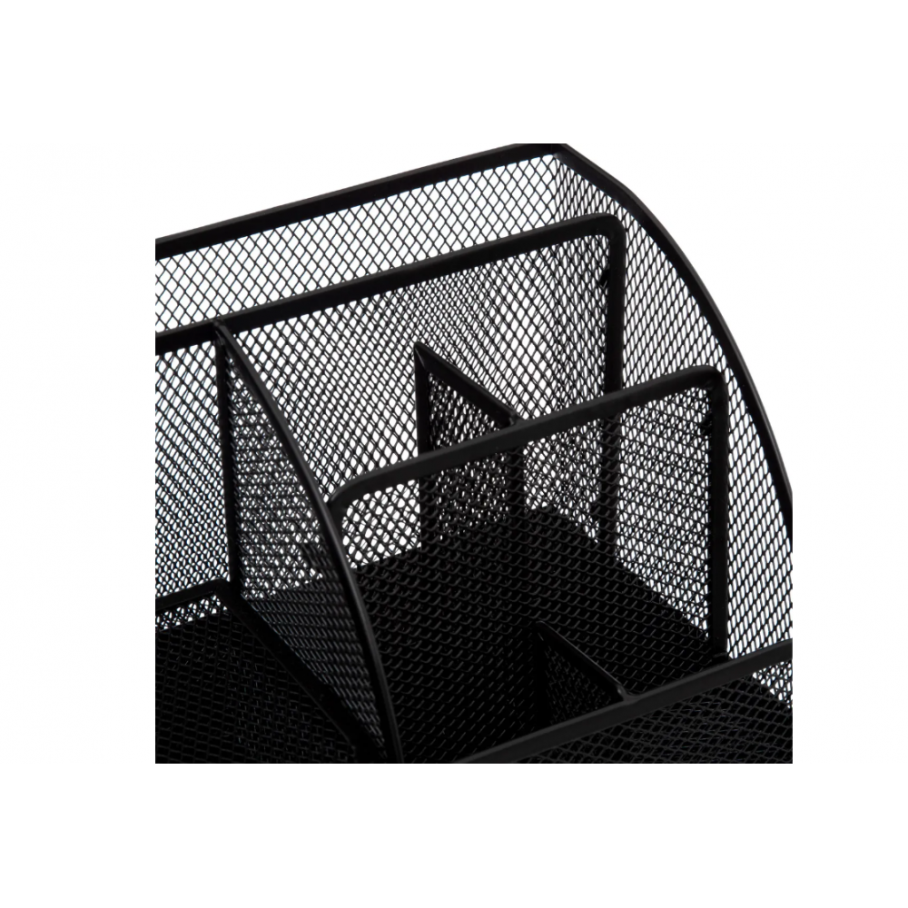 Organizator birou Havi, metal, negru, 22 x 14 x H 13 cm