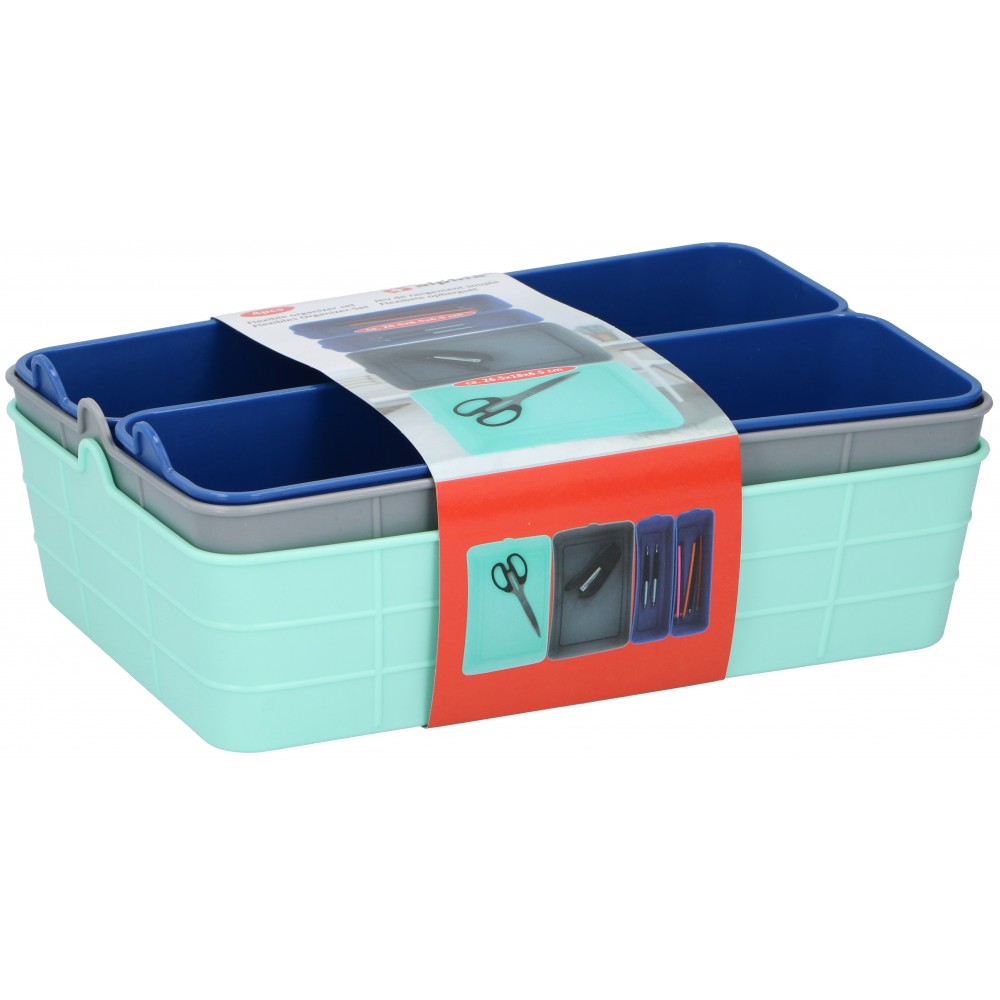Organizator sertar Alpina M, plastic, 26.5 x 18 x 6.5 cm