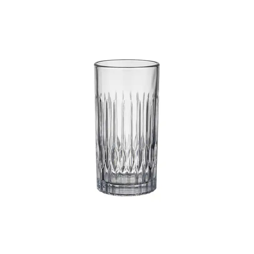Set 6 pahare apa Brina, long, sticla, 390 ml