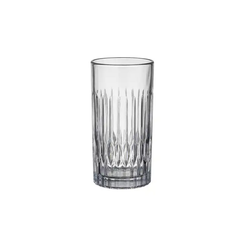 Set 6 pahare apa Brina, long, sticla, 390 ml