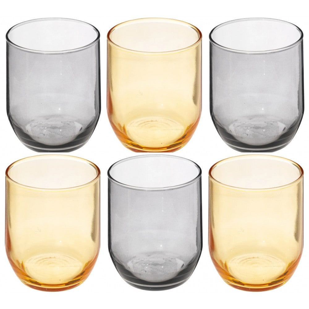 Set 6 pahare Tumbler, sticla, 300 ml, 9.20 x H. 7.30 cm