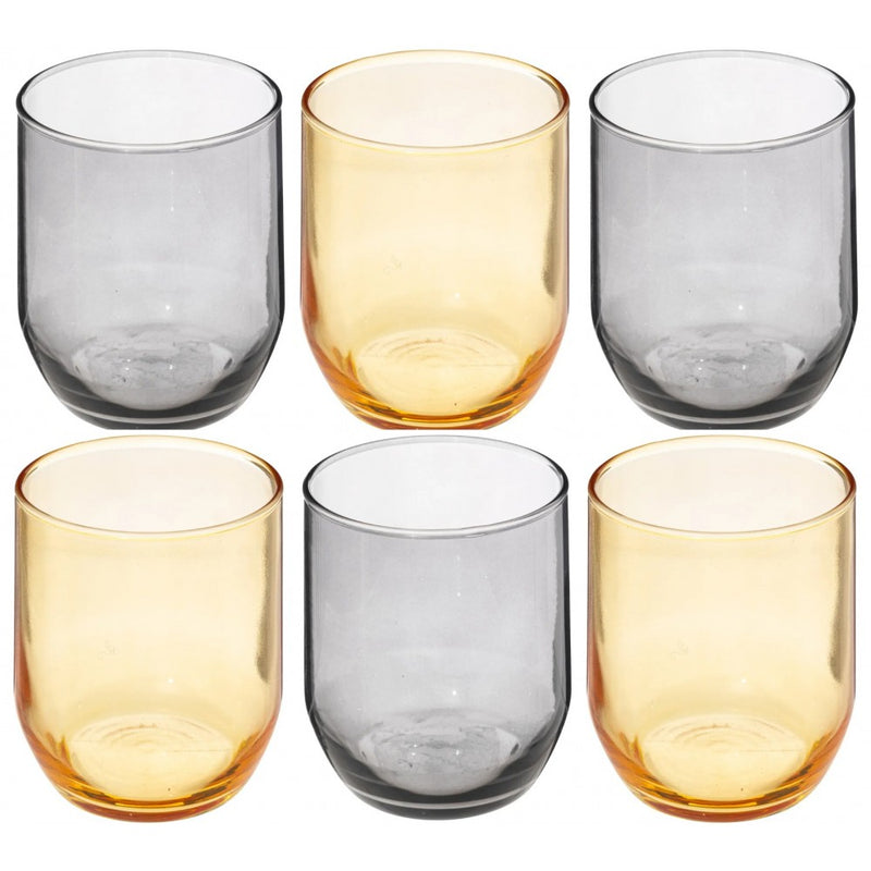Set 6 pahare Tumbler, sticla, 300 ml, 9.20 x H. 7.30 cm