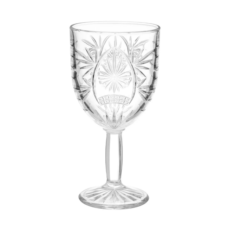 Set 6 pahare Ayla, cu picior, sticla, 290 ml, 8.2 x h. 16.2cm, 3560233839077