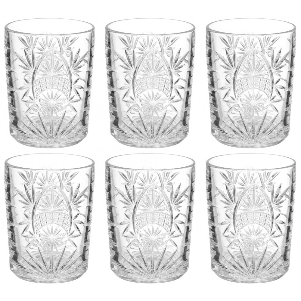 Set 6 pahare Ayla, sticla, 350 ml, 7.4 x h10.5cm, 3560233839039