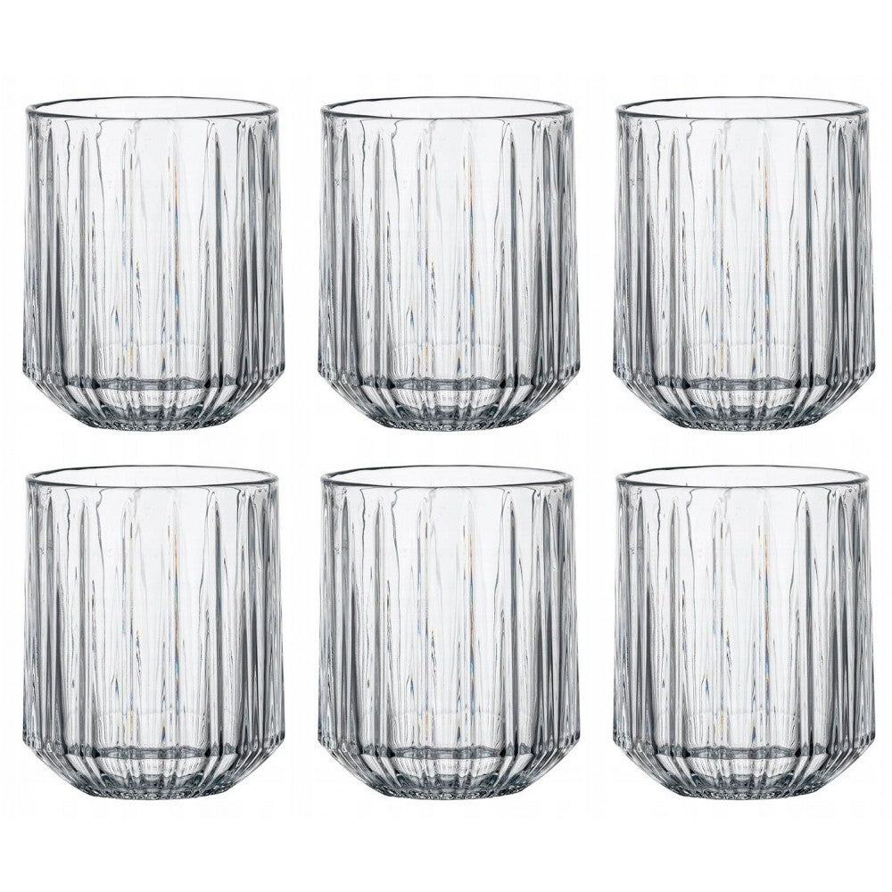 Set 6 pahare Whisky Stretto, sticla, 320 ml